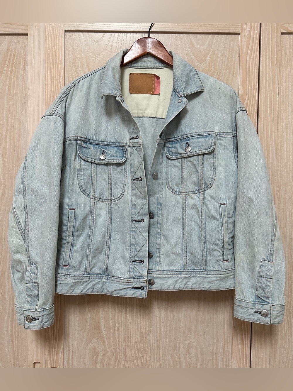 Acne Studios Light Blue Washed Denim Jacket EU 40